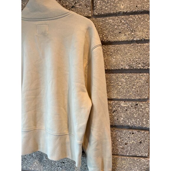 Abercrombie & Fitch Soft AF Collection Cropped Mock Neck Sweatshirt Beige S - Picture 6 of 7